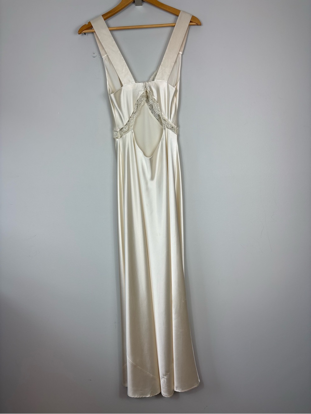 Reformation Chania Silk Dress Ivory Size Small *No Buttons - Picture 11 of 16